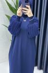 Simge Elbise Lacivert