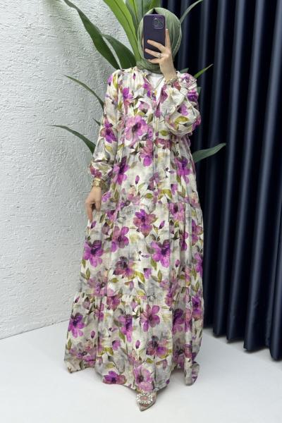 Sinem Elbise Tesettür Giyim Gül